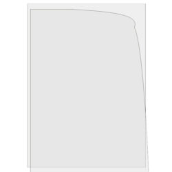 Субстрат (основа) 125 мкм/ 250х350 мм лист формат А4+, шуршавая , матовая