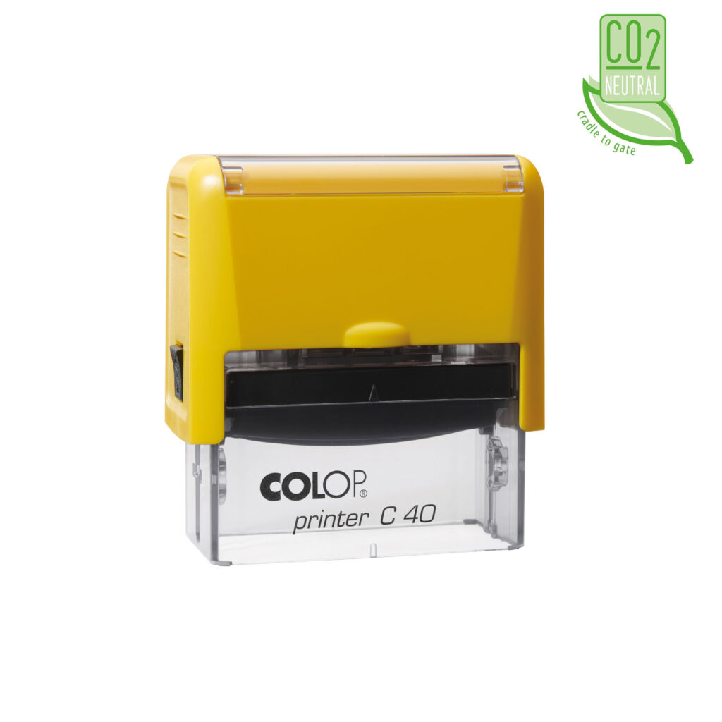 Colop Printer С40 автоматическая оснастка для штампа 23х59 мм. (желтая/ прозрачная) (Цена снижена)