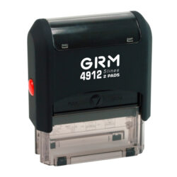 GRM 4912 2 Pads оснастка для штампа 48х18 мм, 5 строк, 2 штемпельные подушки