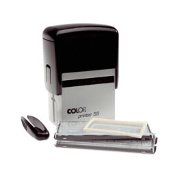 Colop Printer 55 Set-F самонаборный штамп с двумя кассами, 10 строк без рамки, 8 строк с рамкой, 40x60 мм.