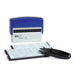 Colop Printer 15, самонаборный штамп, 2 строки, 1 касса, 69x10 мм.
