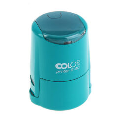 COLOP Cover Printer R40 Turquoise оснастка для печати D 40 мм  с защитной крышкой (бирюзовый) (АКЦИЯ)
