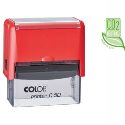 Colop Printer C50 автоматическая оснастка для штампа 30х69 мм (красная/ прозрачная) (Цена снижена)
