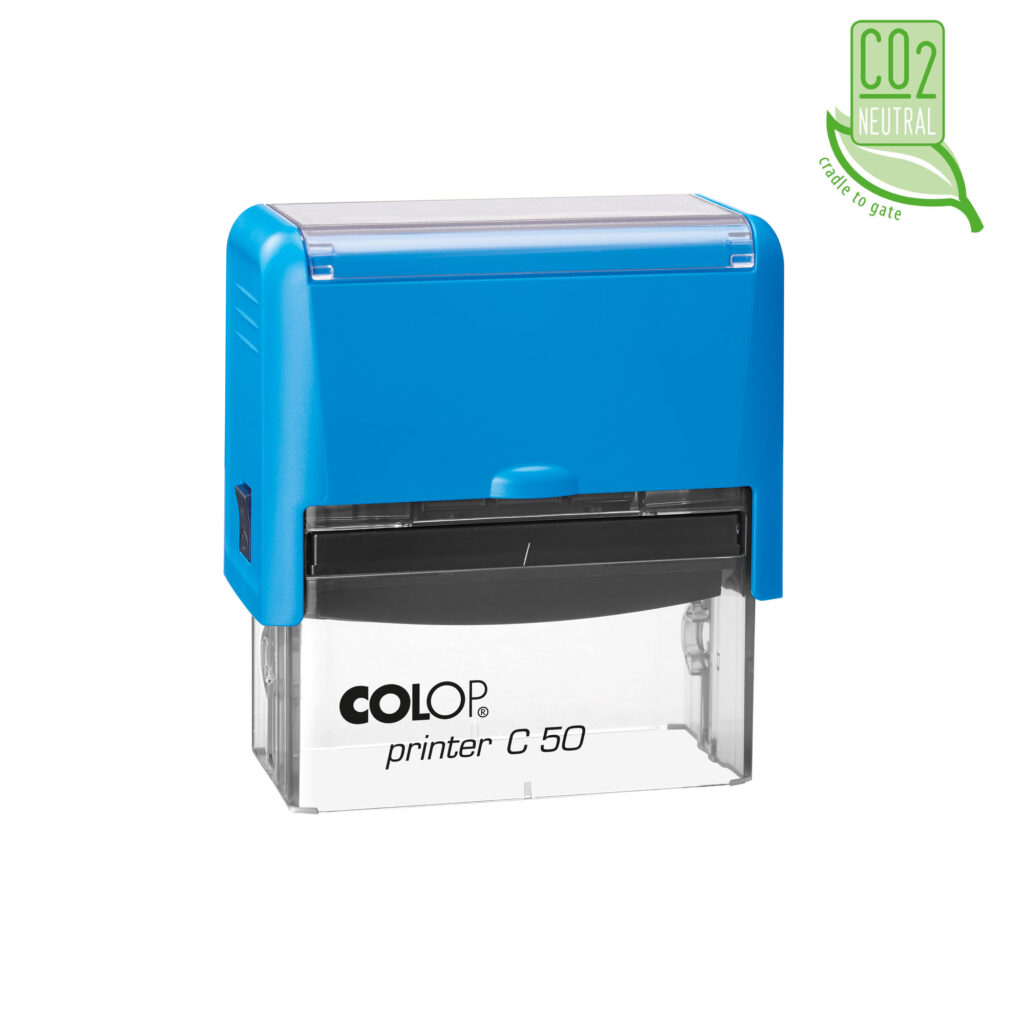 Colop Printer C50 автоматическая оснастка для штампа 30х69 мм. (синяя/ прозрачная) (Цена снижена)
