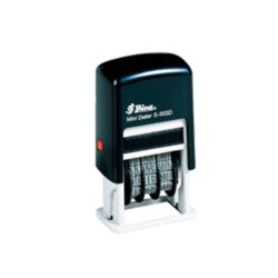 Shiny Printer S-302D мини-датер со свободным полем (даты сверху и снизу)  25х18мм, 3мм