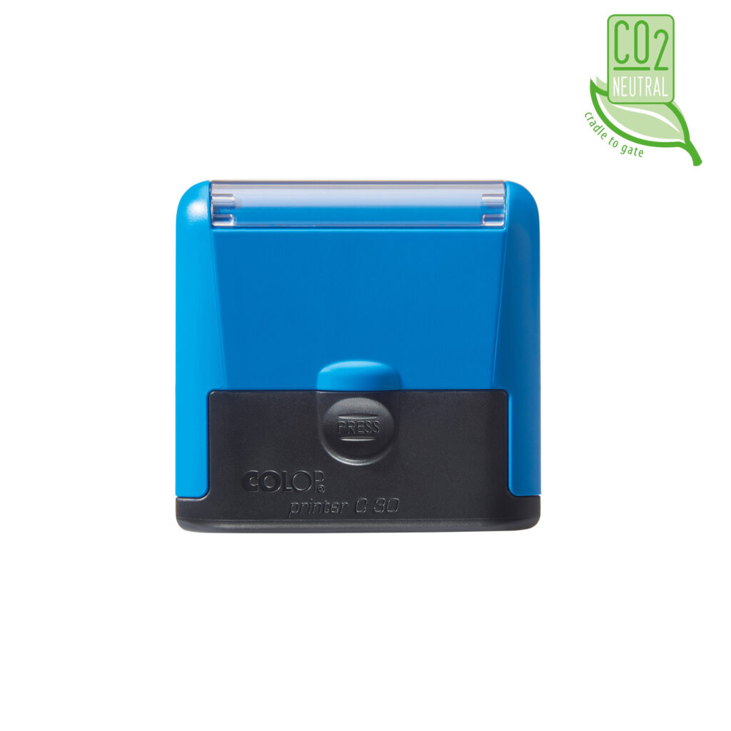 Colop Cover Printer C30 оснастка для штампа 18х47 мм. (синяя/ с крышкой)