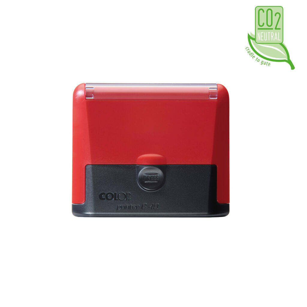Colop Cover Printer C40 оснастка автоматическая для штампа 23х59 мм (красная/ с крышкой)
