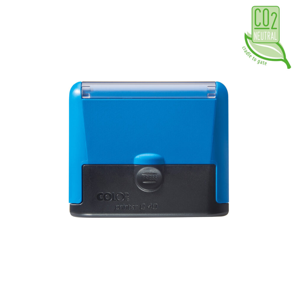 Colop Cover Printer C40 автоматическая оснастка для штампа 23х59 мм (синяя/ с крышкой).