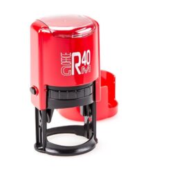 GRM R40 Office Box Black edition оснастка для круглой печати D 40 мм в боксе (красно/черная) (АКЦИЯ)