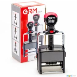 GRM 5460 HD ЦИФРОВОЙ мет. датер с полем для текста 59х38 мм с СИНЕЙ подушкой