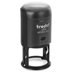 Trodat 46045/DB TYPO R2 САМОНАБОРНАЯ ПЕЧАТЬ ДИАМ.45мм,2 КРУГА  ЧЕРНАЯ,