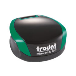 TRODAT 9342 MICRO PRINTY ИЗУМРУД(темно-зеленая) карманная полуавтоматическая оснастка для печати , д 42мм /АКЦИЯ